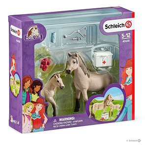 Schleich 42430 Hříbě a islandská klisna s lékárničkou