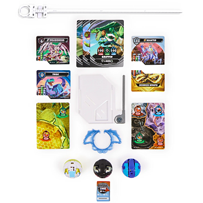 Bakugan Speciální útok Startovací sada – Mantid, Titanium Dragonoid, Trox