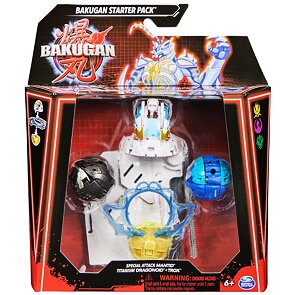 Bakugan Speciální útok Startovací sada – Mantid, Titanium Dragonoid, Trox