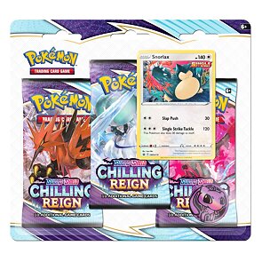Pokémon Chilling Reign 3 boostery, mince a karta Snorlax