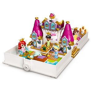 LEGO Disney 43193 Ariel, Kráska, Popelka a Tiana a jejich pohádková kniha dobrodružství